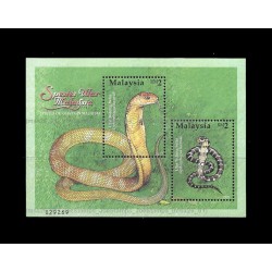 2002 Species of Snakes in Malaysia MS MNH Fine