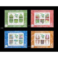 Malaysia 2000 Forests Society The Role of Research MS in set of 4pcs Imperf MNH Fine