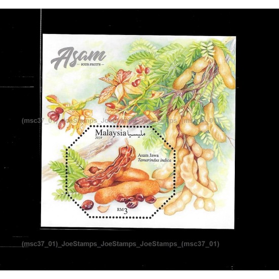 2019 Malaysia Sour Fruits Assam MS MNH Fine