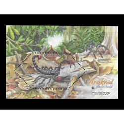 Malaysia 2009 Stamp Week 2009 - Arachnid MS MNH Fine