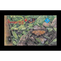 2007 Malaysia Bangkok 2007 (20th Asian Int. Stamp Exhibition) Overprint on Insects S3 (MS) MS MNH Fine
