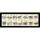 Malaysia 2010 Old Post Offices Set of 28v stamps MNH Fine
