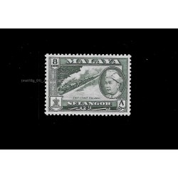 1957.6-26-1962 Malaya Pictorial Definitive Selangor Sultan Hishamuddin Alam Shah 8c MNH Fine