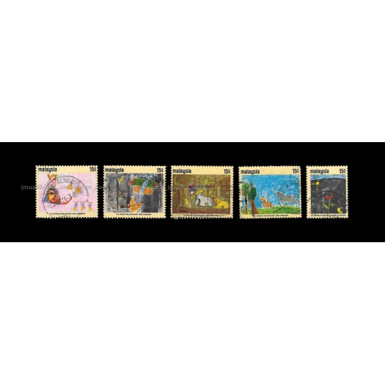 1971 Malaysia 25th Anniversary of UNICEF Set of 5v stamps Used Fine