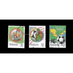1997 Malaysia 9th World Youth Football Championship Set of 3pcs stamps Used Fine