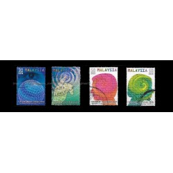 2000 Malaysia The Second Global Knowledge Conference Set of 4pcs stamps Used Fine
