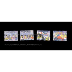 1993 Malaysia 16th Asia-Pacific Dental Congress Set of 4pcs stamps Used Fine