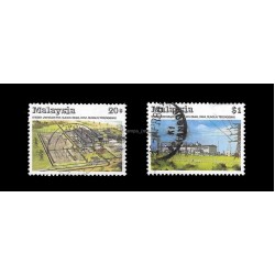1988 Malaysia Hydro Electric Power Station Paka Trengganu Set of 2pcs stamps Used Fine