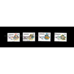 1981 Malaysia Industrial Training and Exposition Seminar Set of 4pcs stamps Used Fine