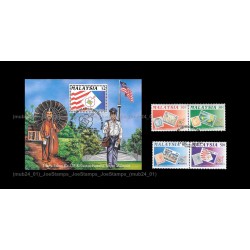 1992 125th Anniv of Malaysia Stamps KL 92 MS and Stamps set CTO Used no gum Fine