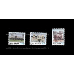 1989 Malaysia Declaration of Malacca as a Historic City Set of 3pcs stamps CTO Used no gum Fine