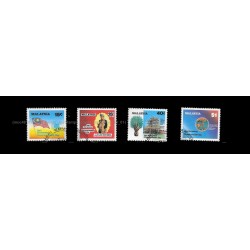 1983 Malaysia Commonwealth Day Set of 4pcs stamps CTO Used no gum Fine
