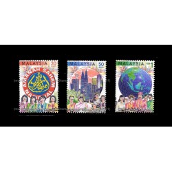 2000 Malaysia Unit Trust Week Set of 3pcs stamps CTO Used no gum Fine