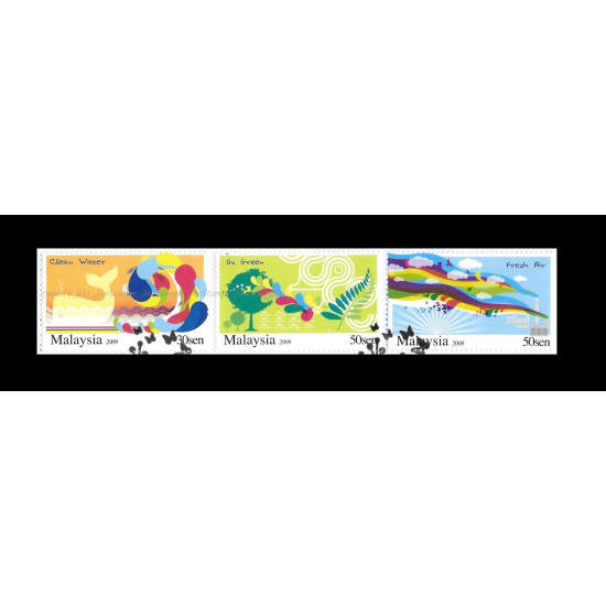 Malaysia 2009 Conservation of Nature Set of 3pcs stamps CTO Used Fine