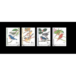 Highland Birds of Malaysia 1997 Set of 4pcs stamps CTO Used no gum Fine
