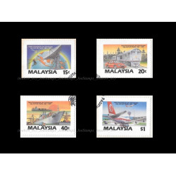 Malaysia 1987 Asia Pacific Communications Decade Set of 4pcs stamps CTO Used no gum Fine