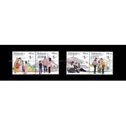2013 Malaysia National Unity Set of 4pcs stamps MNH Fine