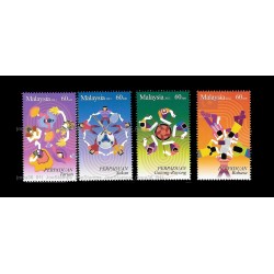2012 Malaysian Unity S2 Set of 4pcs stamps MNH Fine
