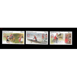 Malaysia 2016 Postman Community Set of 3pcs stamps MNH Fine