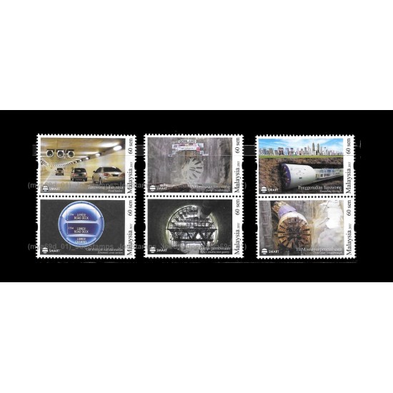 2011 Malaysia MMC 100 Years (1911-2011) Set of 6pcs stamps MNH Fine