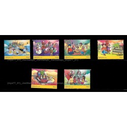 2017 Malaysia Childrens Holiday Activities (Lego) Set of 6pcs stamps MNH Fine