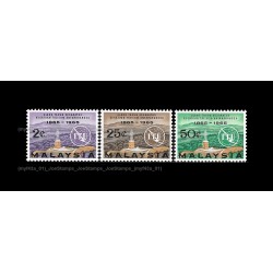 1965 Malaysia I.T.U. Centenary Set of 3pcs stamps MNH Fine