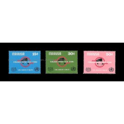 1978 Malaysia Global Eradication of Small Pox Set of 3pcs stamps MNH Fine