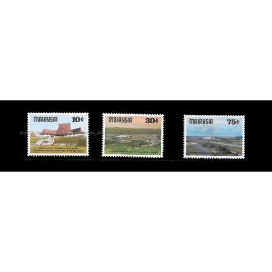 1978 Malaysia Inauguration of Shah Alam New Town as State Capital of Selangor Set of 3pcs stamps MNH Fine