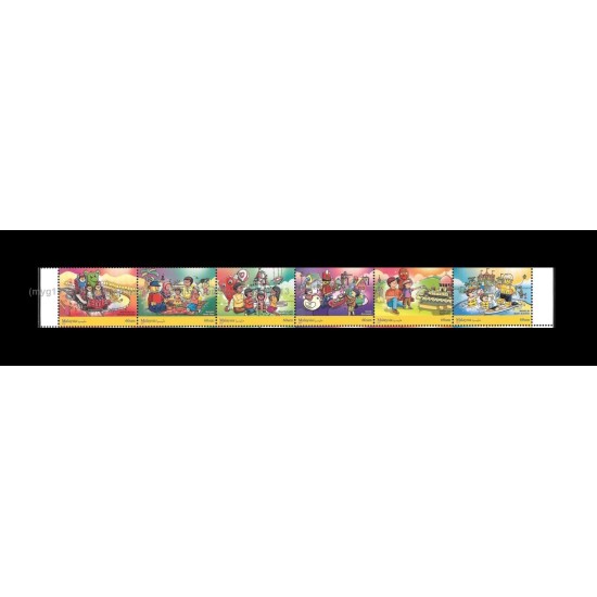 2017 Malaysia Childrens Holiday Activities (Lego) Set of 6v in se-tenant stamps MNH Fine