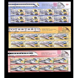 2018 Malaysia Electric Train Service Set of 3pcs stamps MNH VERY_Fine