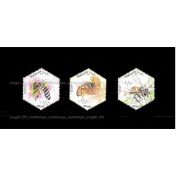 2019 Honey Bees in Malaysia Set of 3pcs stamps MNH Fine