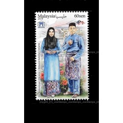 2019 Malaysia Asean Post National Costume 60s MNH Fine