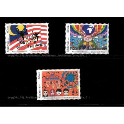 2013 Malaysia Celebrating Abilities of Children with Disabilities Set of 3pcs stamps MNH VERY_Fine