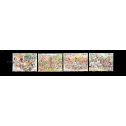 Malaysia 2016 Battle Sites Set of 4pcs stamps MNH Fine