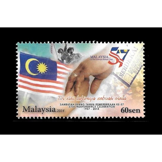 2014 Malaysia 57th Independence Celebration 60s MNH Fine