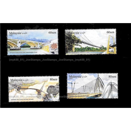 2018 Malaysia Unique Structure Set of 4pcs stamps MNH Fine