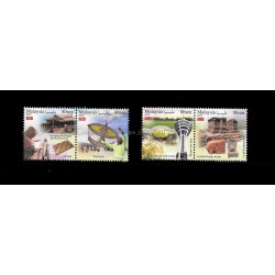 2016 Malaysia Tourist Destination Kedah & Kelantan Set of 4v with 2 se-tenant pair stamps MNH Fine