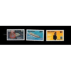 1983 Malaysia Launching of LNG Export Bintulu Sarawak Set of 3pcs stamps MNH Fine