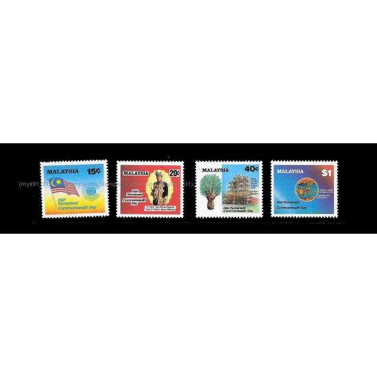 1983 Malaysia Commonwealth Day Set of 4pcs stamps MNH Fine