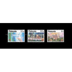 1990 Malaysia Kuala Lumpur Garden City of Lights Set of 3pcs stamps MNH Fine