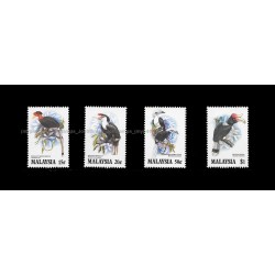 1983 Hornbills of Malaysia Set of 4pcs stamps MNH Fine