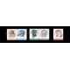 1996 Butterflies of Malaysia Istanbul World Stamp Exhibition Set of 5v with 2 se-tenant pair stamps MNH Fine