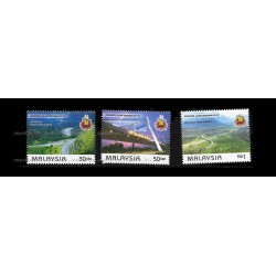 1999 Malaysia World Road Congress Kuala Lumpur Set of 3pcs stamps MNH Fine