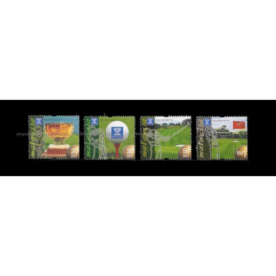 1999 World Cup Golf Malaysia Set of 4pcs stamps MNH Fine