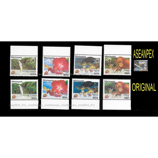 1994 Visit Malaysia Year ASEANPEX ASEAN Philatelic Exhibition Ovp Set of 8pcs-A stamps MNH Fine