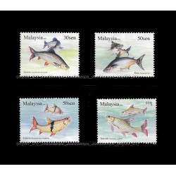 2006 Malaysia Fresh Waterfish S3 Set of 4pcs stamps MNH Fine