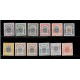 1902 - 1930 Labuan Definitive Set of 12v MH FINE ISC LN-11 Complete Set Set of 12v stamps MH Fine