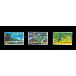 1983 Malaysia Opening of East West Highway Set of 3pcs stamps MNH Fine