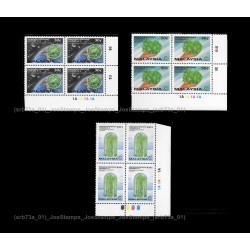 1993 Malaysia Commonwealth Forestry Conference Set of 3pcs stamps block-of-4 MNH Fine
